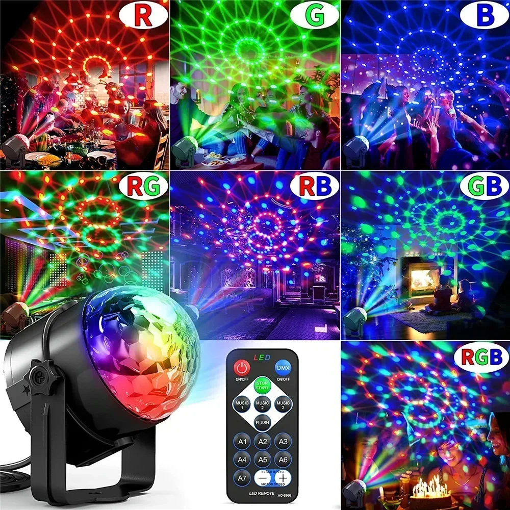 RGB LED Bühne Disco Licht Roti – Audio Music Dj Bewertung und Preis