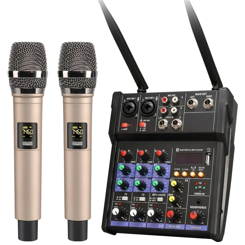 4-Kanal-USB-Audiomischer mit k – Audio Music Dj Bewertung und Preis